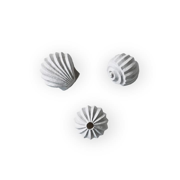 더 제네시스 셸스 조각 3개 세트, Limestone Cooee Design | 쿠이디자인