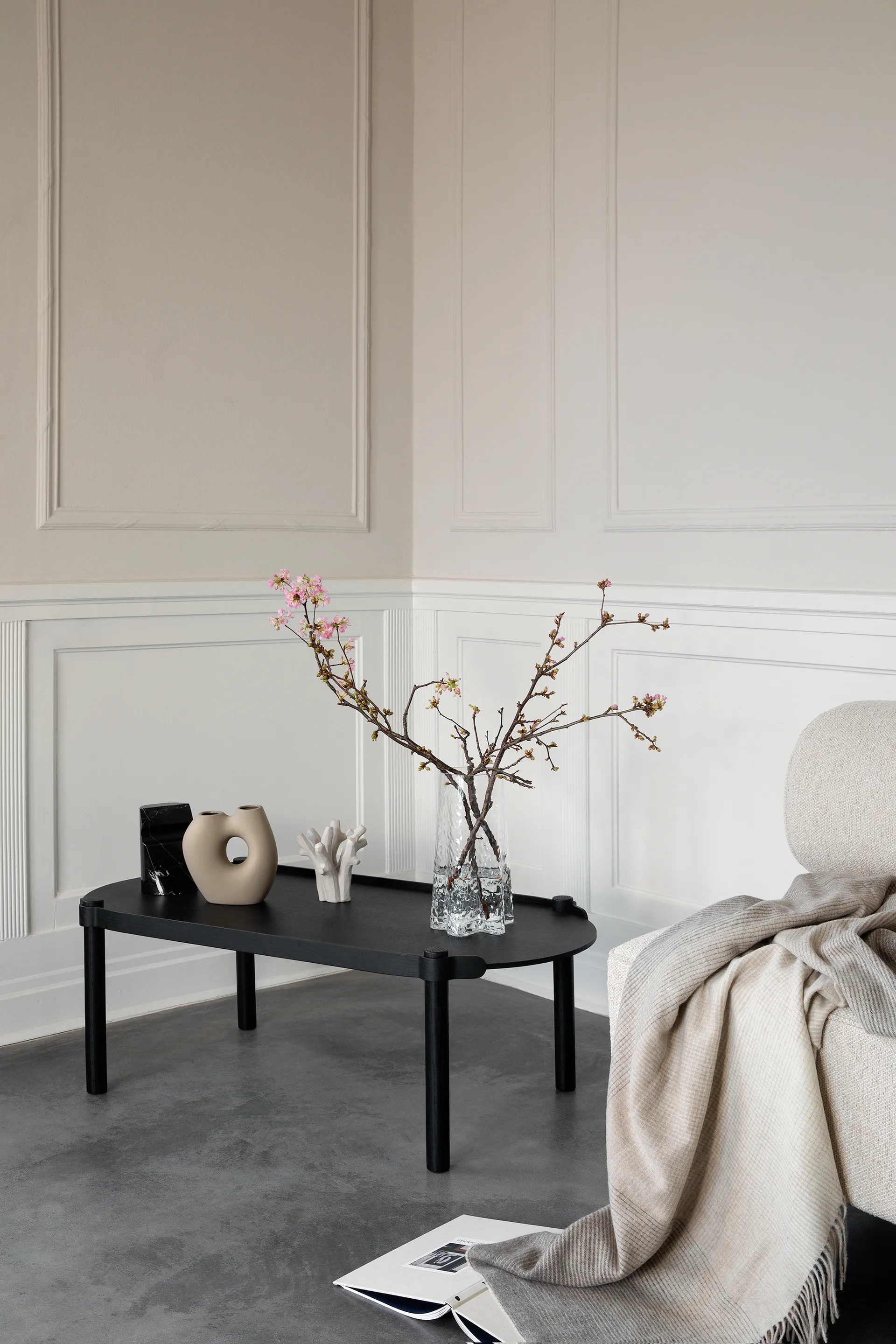 그라이 화병 30 cm, Clear Cooee Design | 쿠이디자인