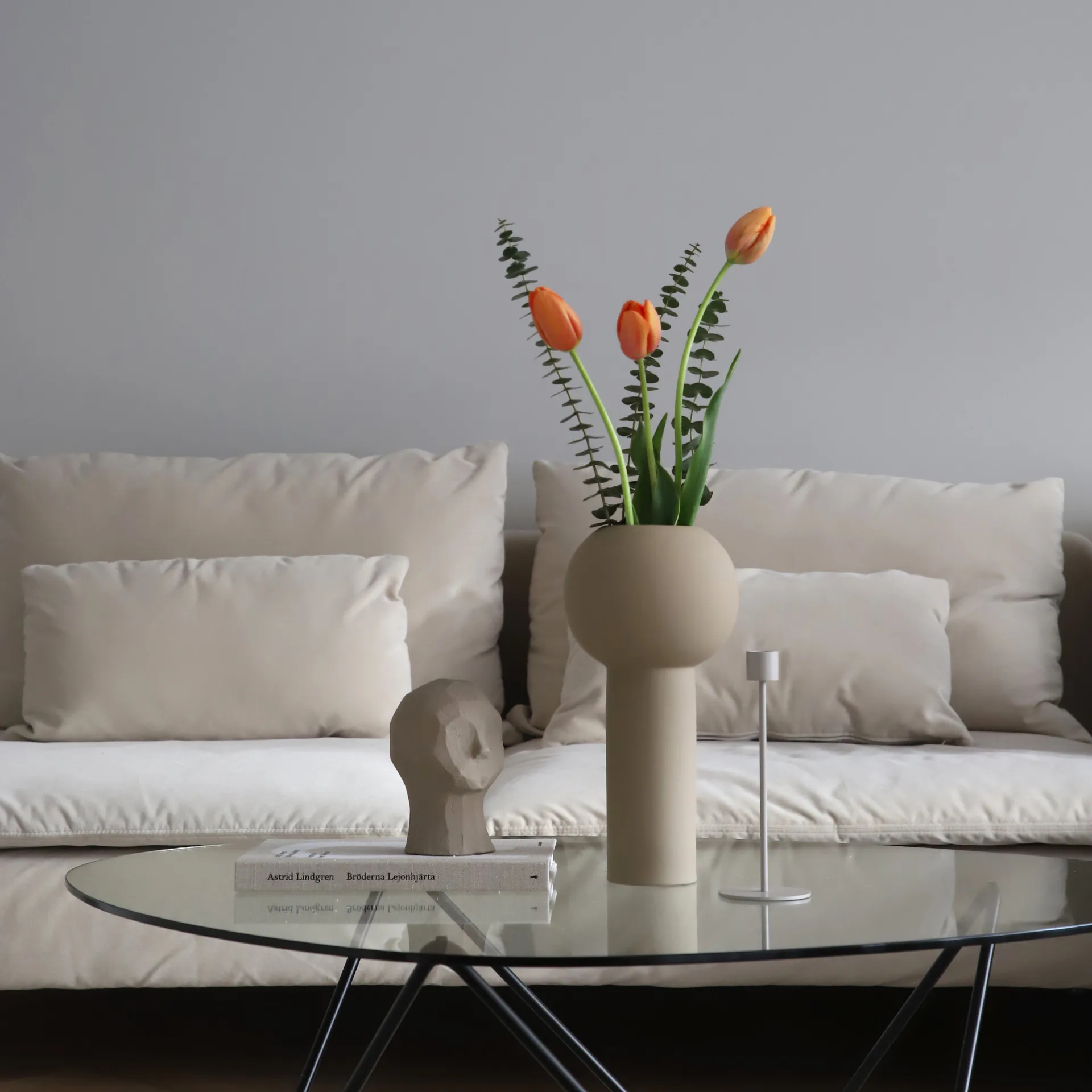 필라 화병 32 cm, Sand Cooee Design | 쿠이디자인