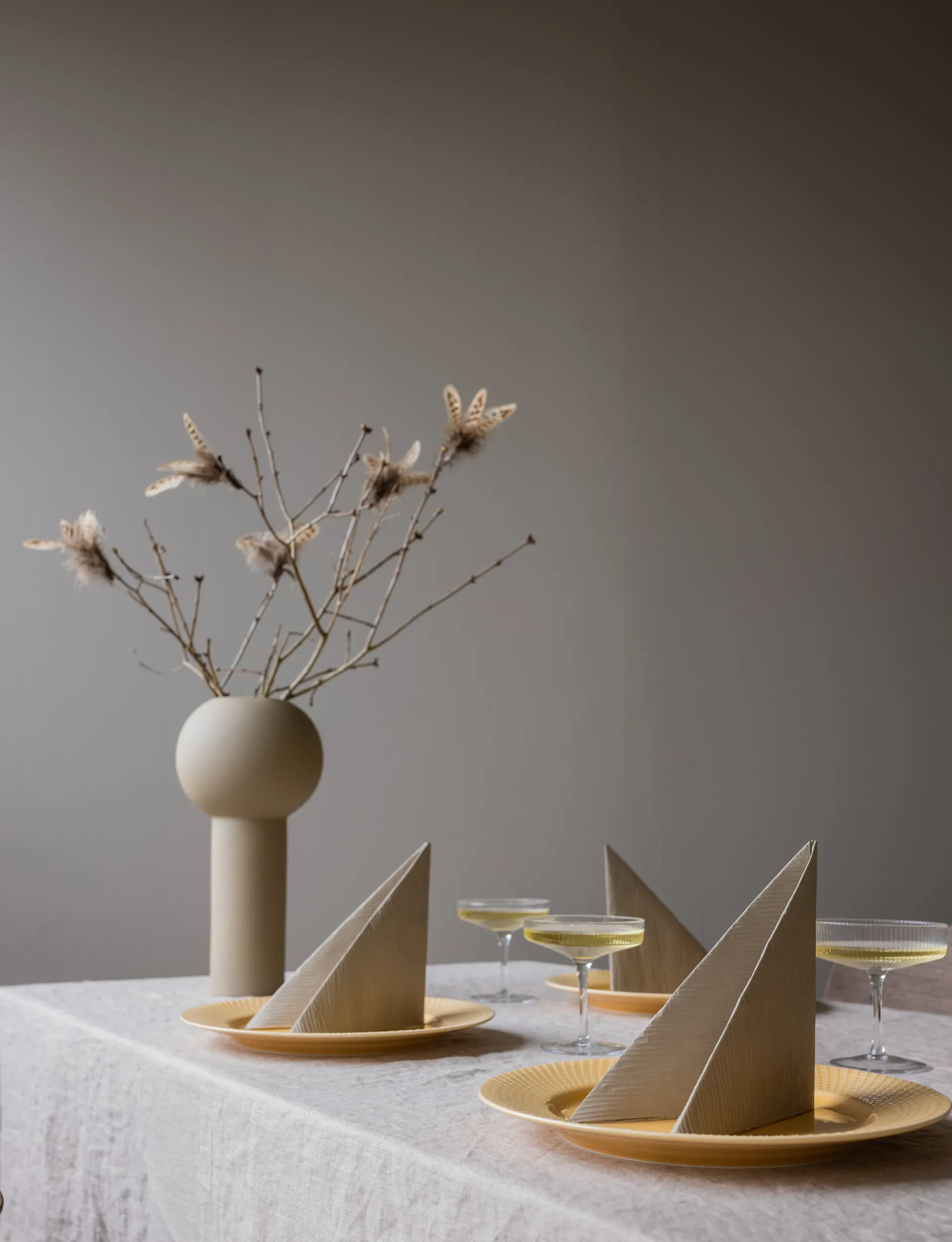 라인즈 냅킨 33x33 cm 18개 세트, Sand Cooee Design | 쿠이디자인