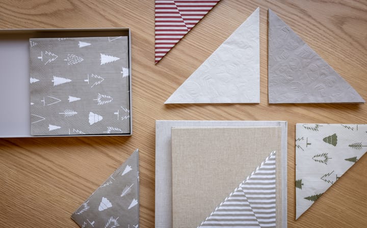 우즈 냅킨 33x33 cm 20팩, Sand-white Cooee Design | 쿠이디자인