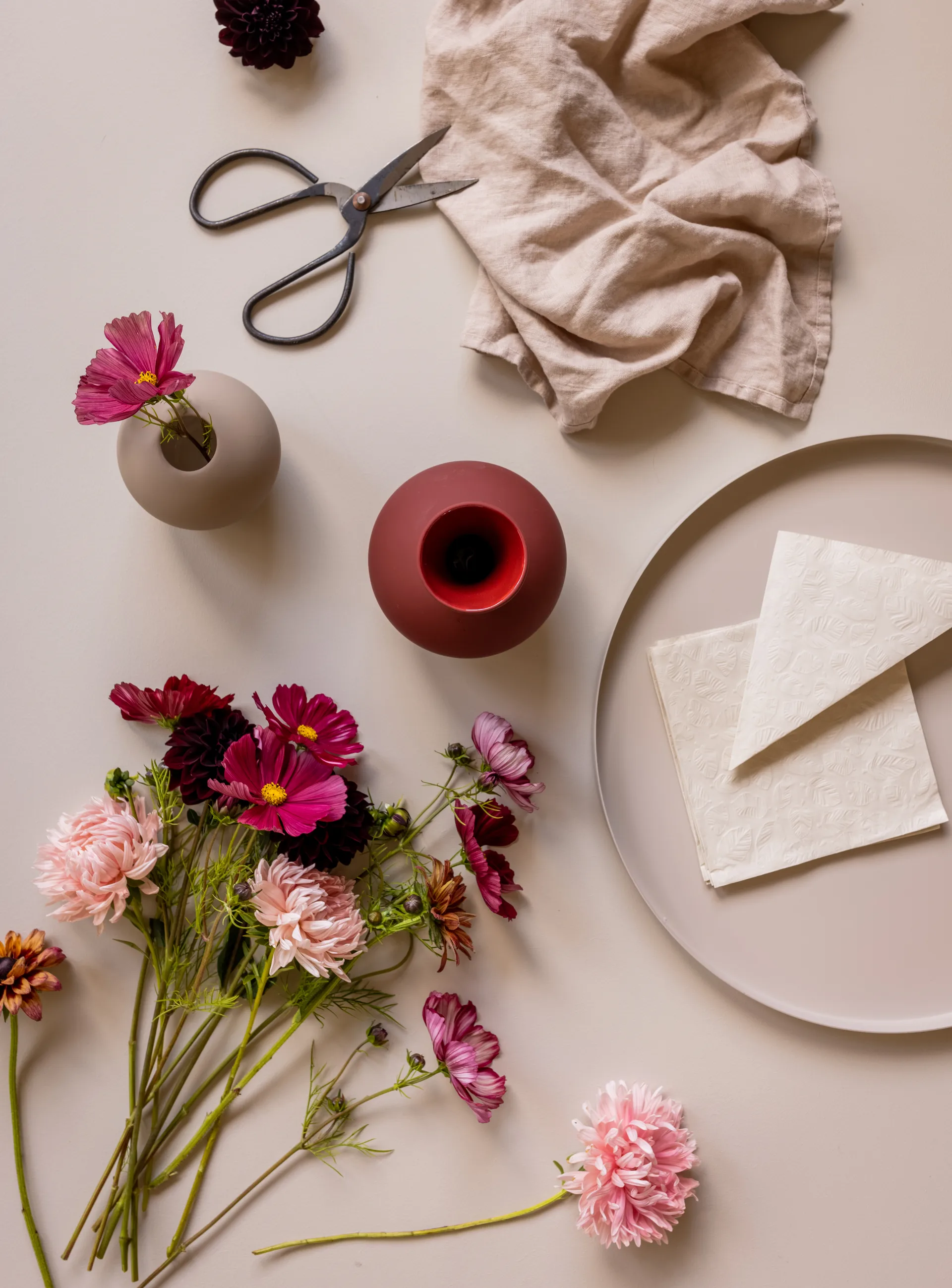 쿠이 리프 냅킨 33x33 cm 20개 세트, Shell Cooee Design | 쿠이디자인