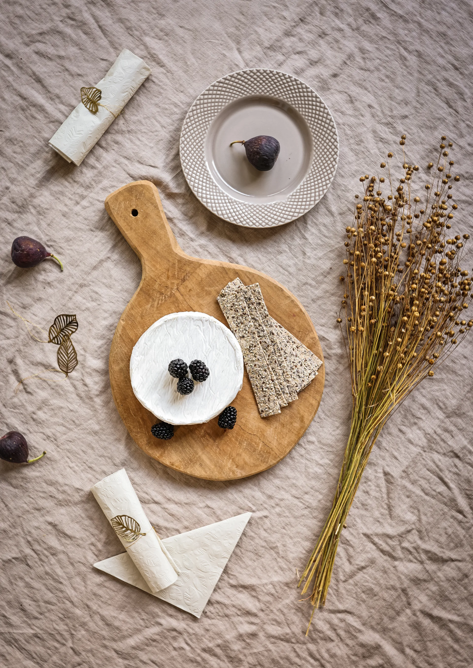 쿠이 리프 냅킨 33x33 cm 20개 세트, Shell Cooee Design | 쿠이디자인