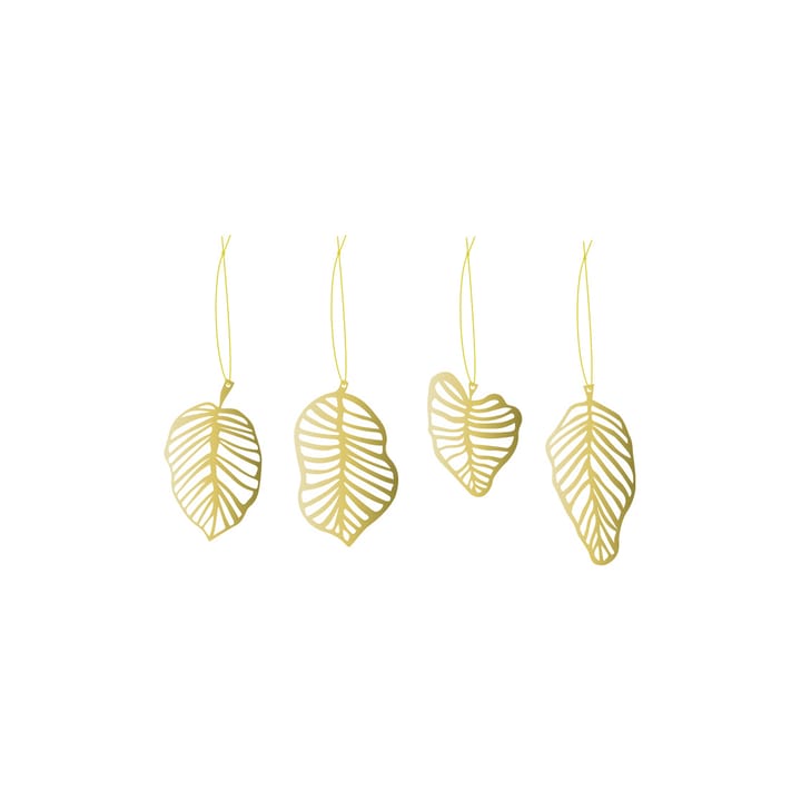 데코 리프 행거 4개 세트 - brass - Cooee Design | 쿠이디자인