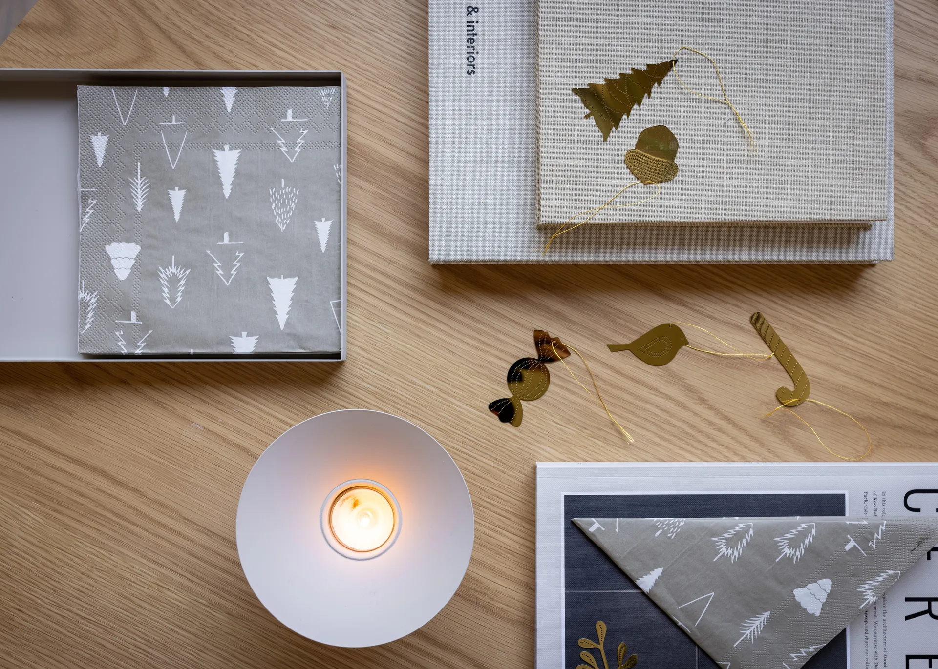 쿠이 바우블 브라스 4개 세트, Candy cane Cooee Design | 쿠이디자인