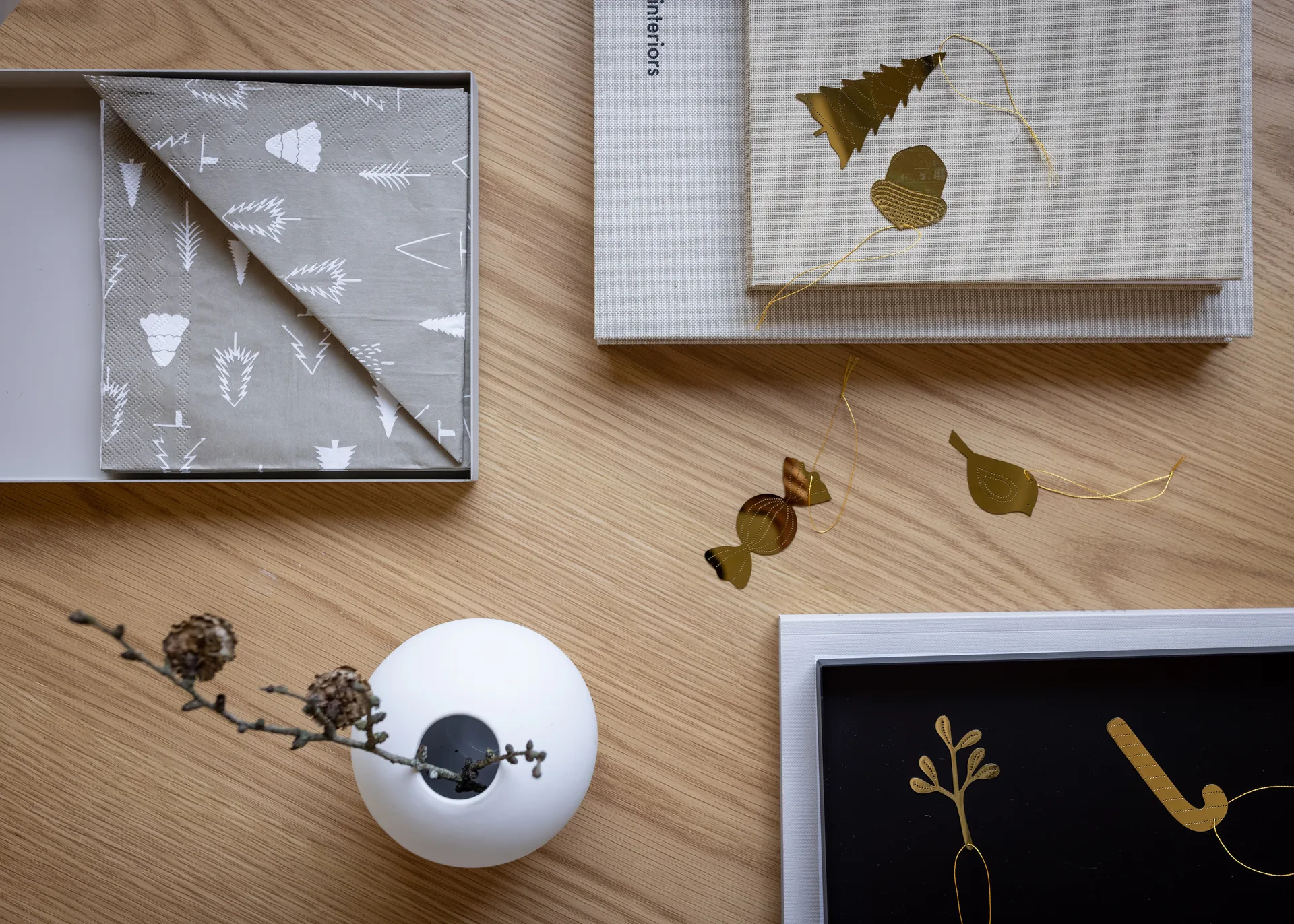 쿠이 바우블 브라스 4개 세트, Tree Cooee Design | 쿠이디자인