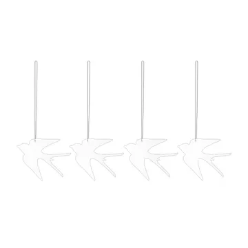 이스터 데코 버드 이스터 데코레이션 4개 세트 - White - Cooee Design | 쿠이디자인