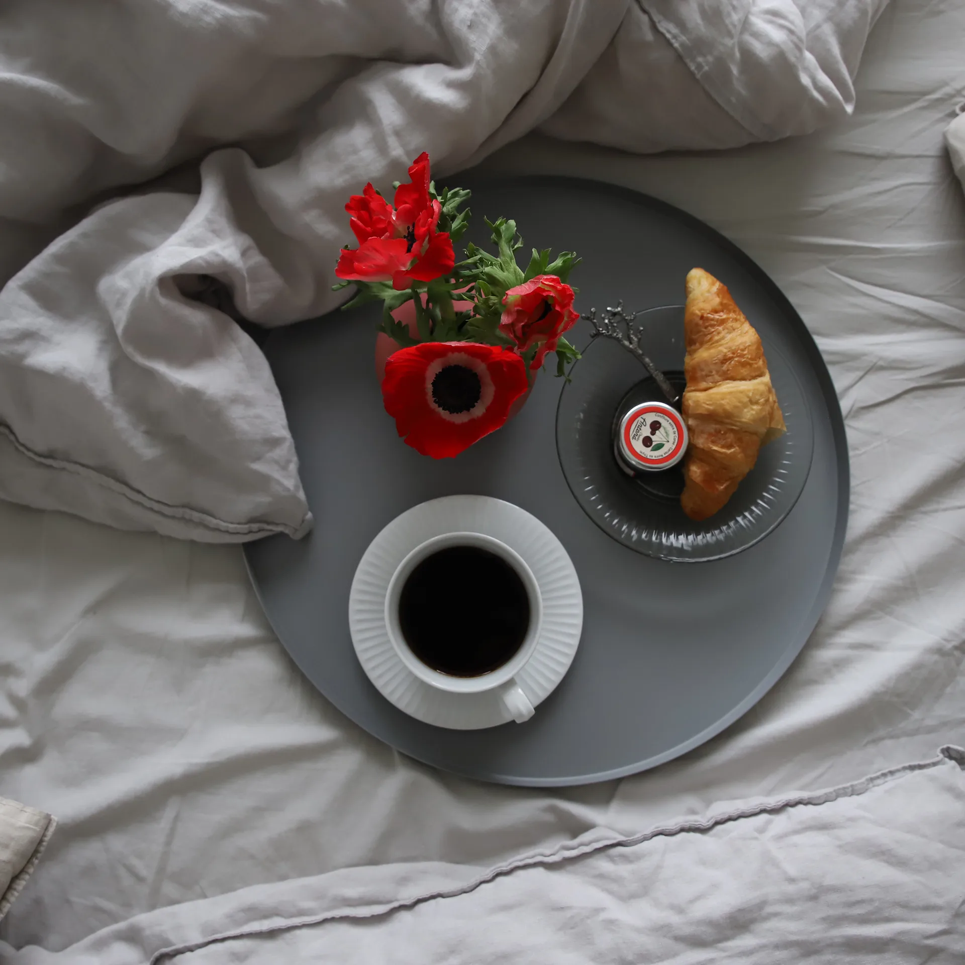 쿠이 트레이 40 cm rund, grey Cooee Design | 쿠이디자인