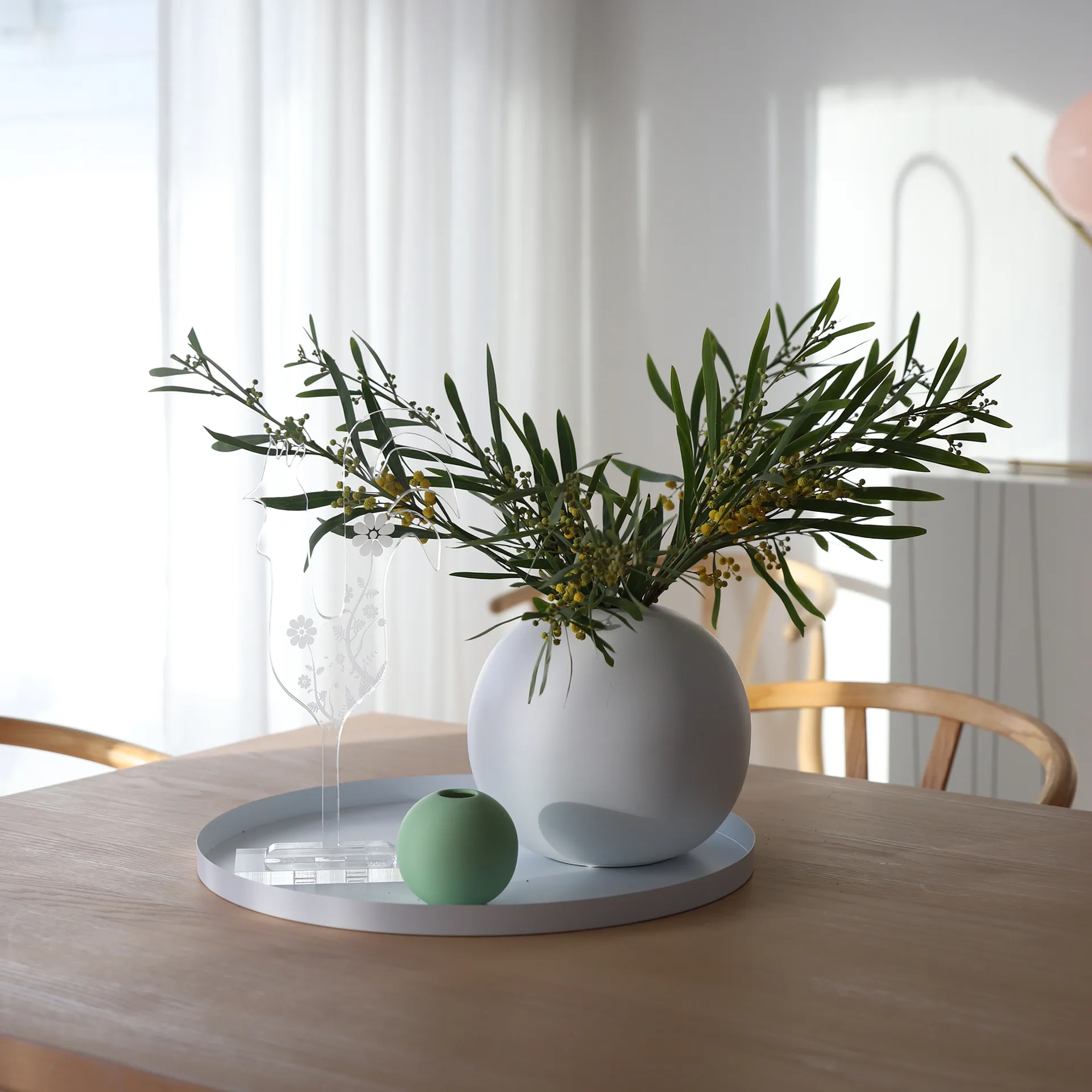 쿠이 트레이 40 cm rund, white Cooee Design | 쿠이디자인