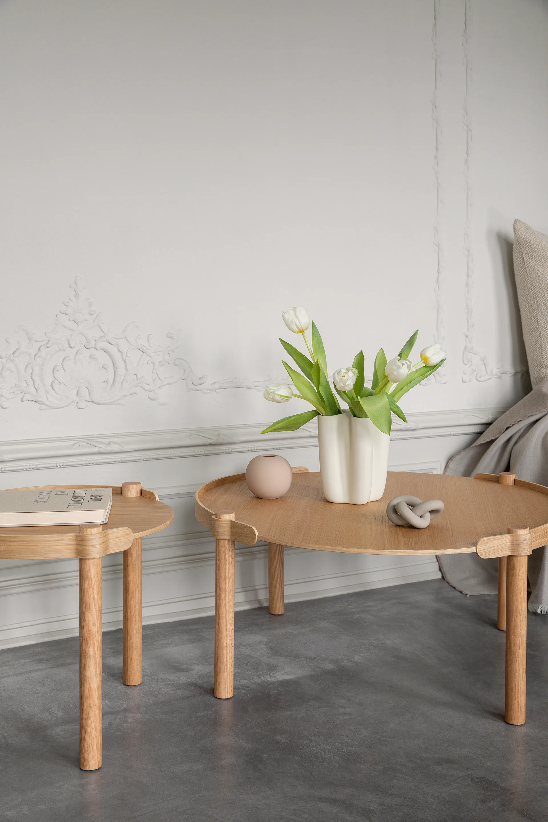 우디 테이블 Ø45 cm, Oak Cooee Design | 쿠이디자인