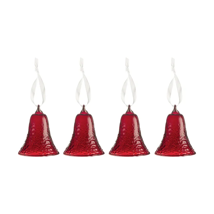 그라이 벨 시계 8 cm 4팩 - Deep red - Cooee Design | 쿠이디자인