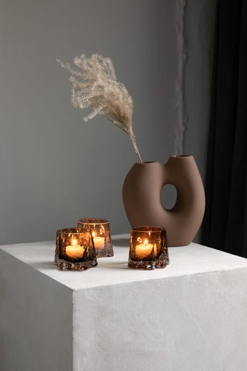 그라이 캔들홀더 Ø8 cm - Cognac - Cooee Design | 쿠이디자인
