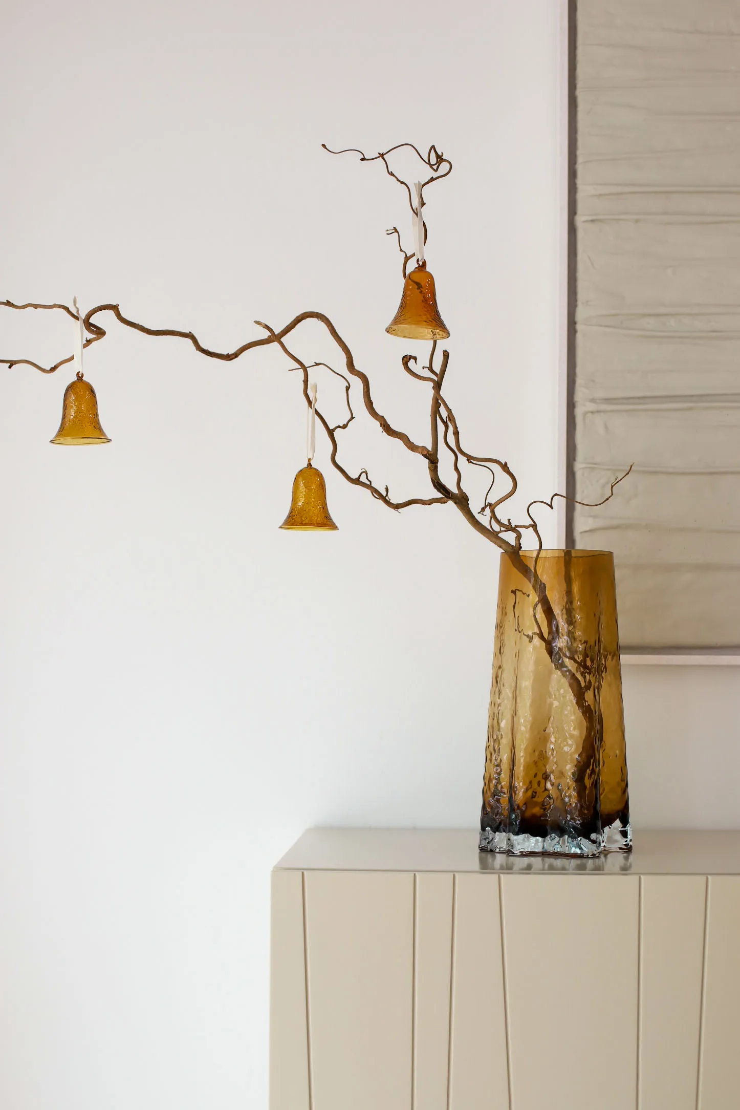 그리 벨 시계 8 cm, Cognac Cooee Design | 쿠이디자인