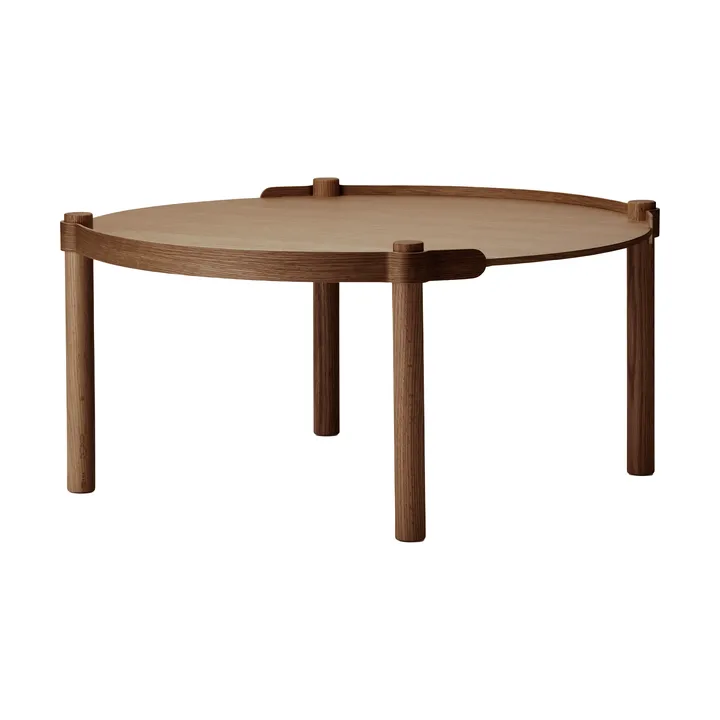 우디 테이블 Ø80 cm - Dark stained oak - Cooee Design | 쿠이디자인