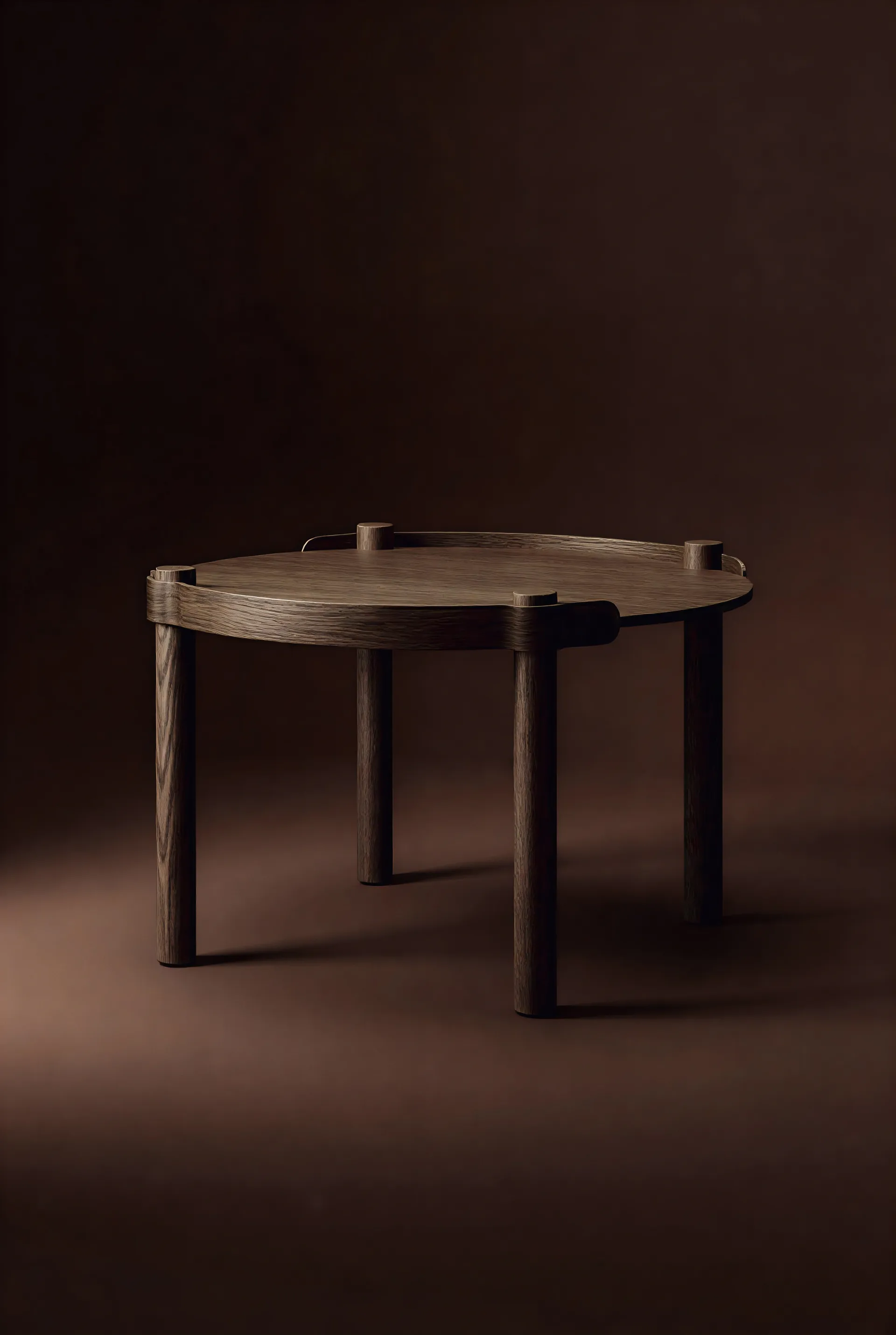 우디 테이블 Ø80 cm, Dark stained oak Cooee Design | 쿠이디자인