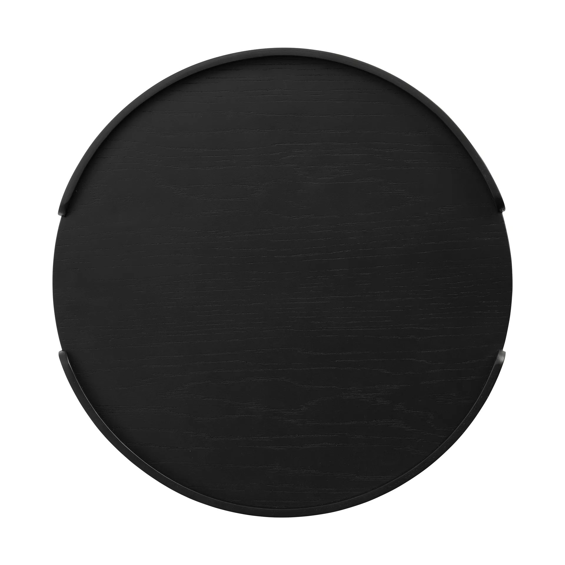우디 트레이, Black-stained oak, Ø35 cm Cooee Design | 쿠이디자인