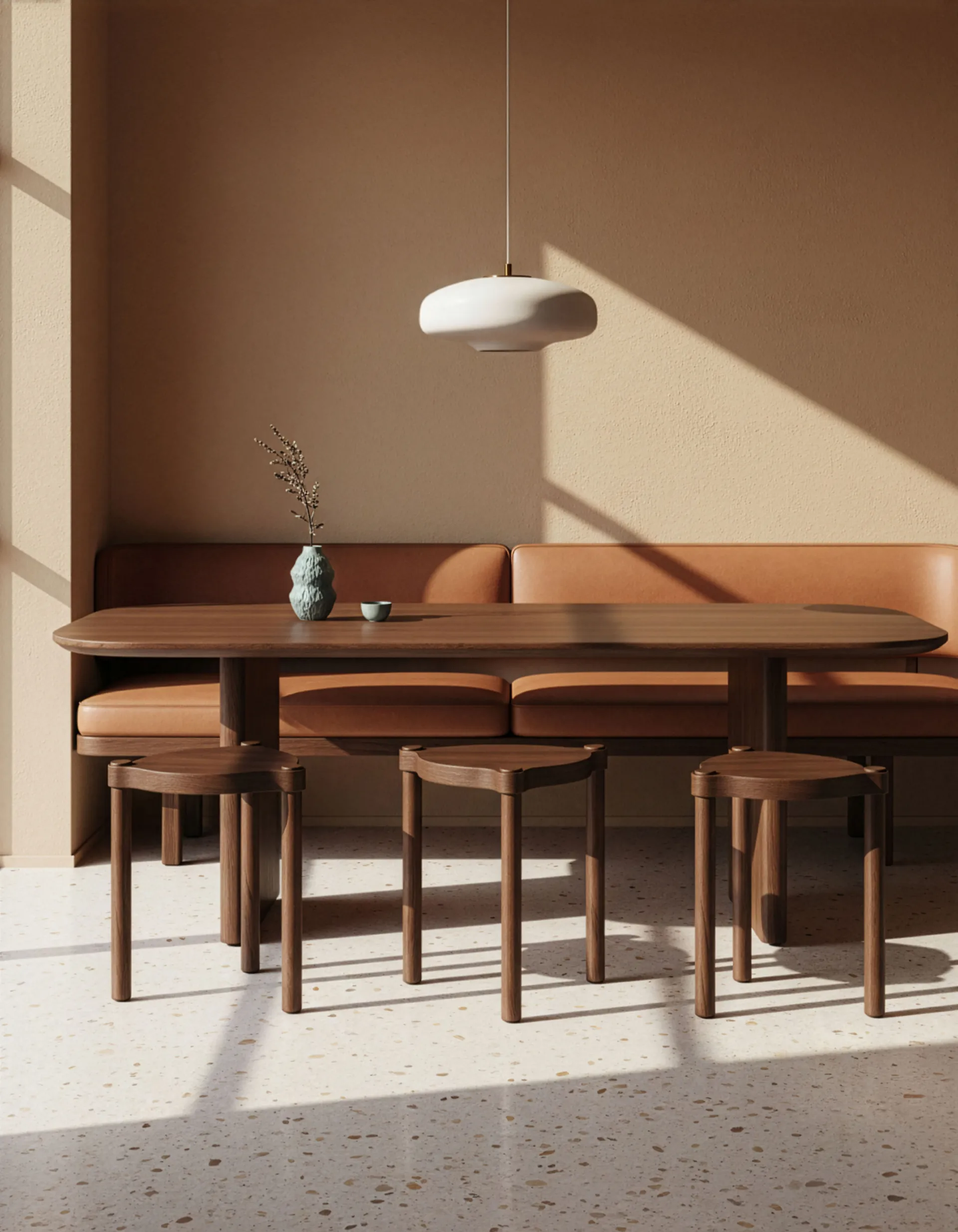 우디 스툴, Dark oak Cooee Design | 쿠이디자인