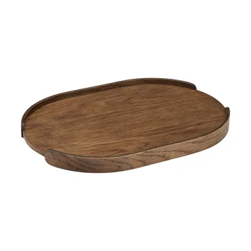 우디 트레이 - Dark stained oak, 28x40 cm - Cooee Design | 쿠이디자인