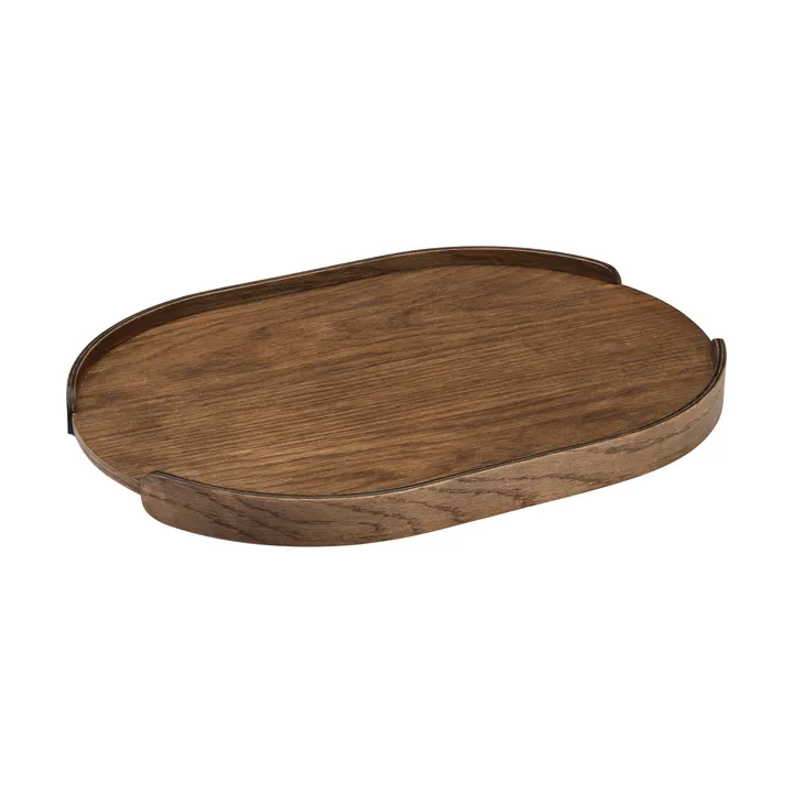 우디 트레이 - Dark stained oak, 28x40 cm - Cooee Design | 쿠이디자인