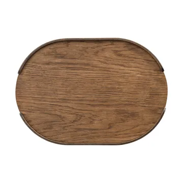 우디 트레이 - Dark stained oak, 28x40 cm - Cooee Design | 쿠이디자인
