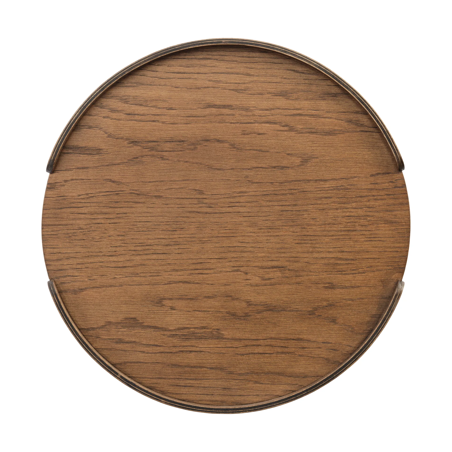 우디 트레이, Dark stained oak, Ø35 cm Cooee Design | 쿠이디자인