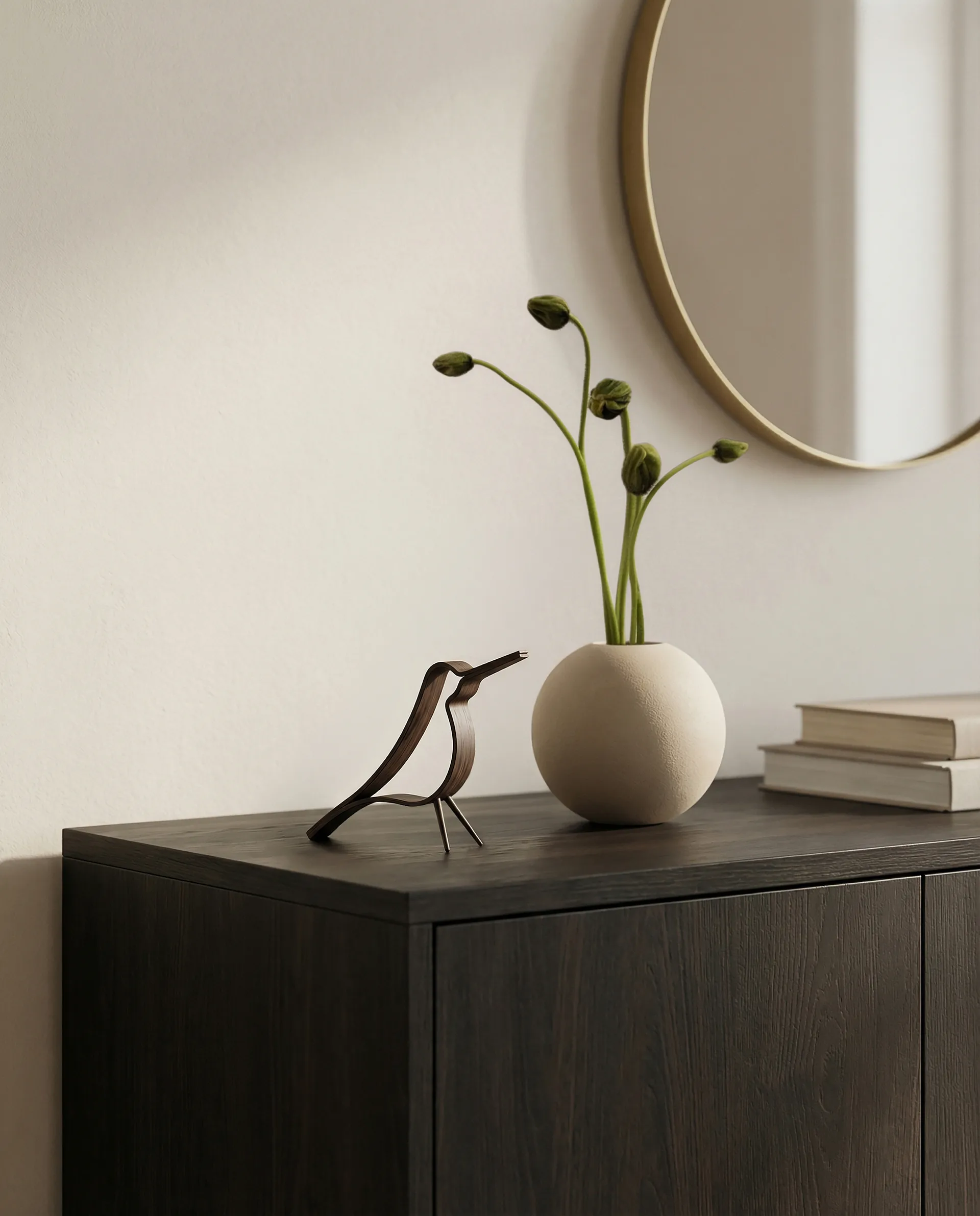 우디 새 스몰, Dark stained oak Cooee Design | 쿠이디자인