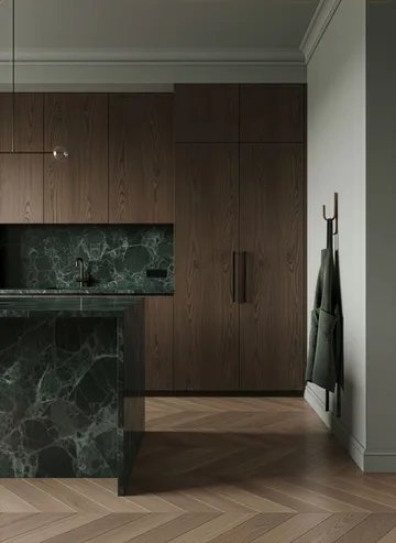 우디 후크 원 - Dark stained oak - Cooee Design | 쿠이디자인