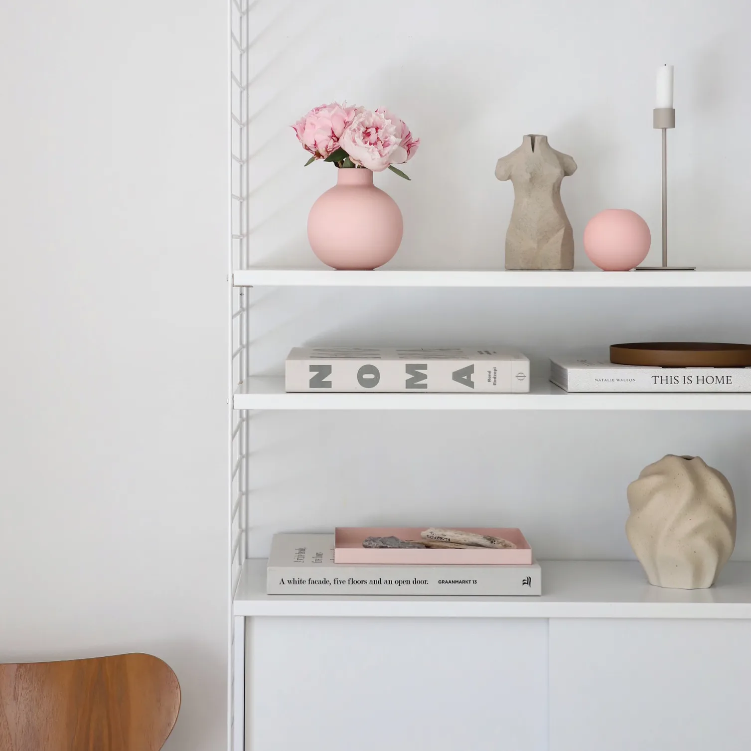 Drift 화병 17 cm, limestone Cooee Design | 쿠이디자인