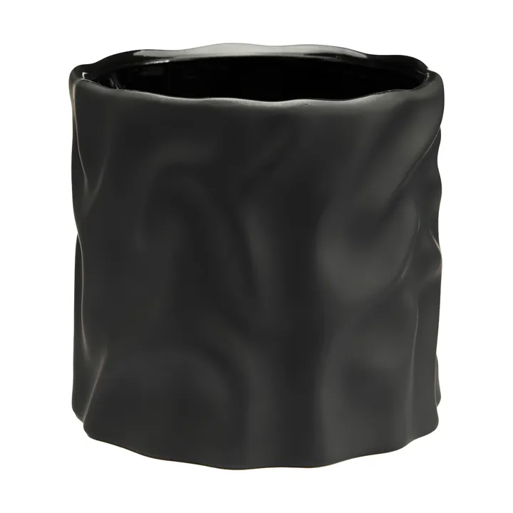Drift desert 화분 - Black, medium Ø17.5 cm - Cooee Design | 쿠이디자인