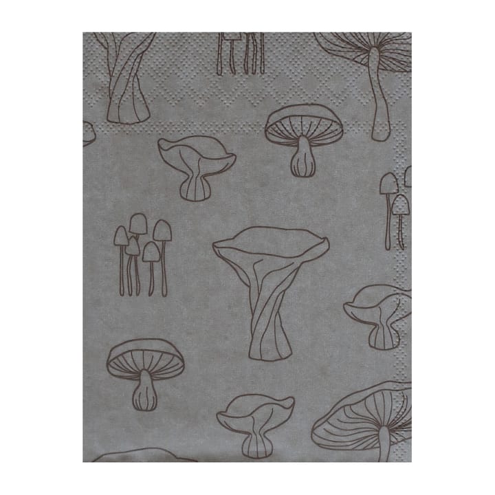 Fungi 냅킨 33x33 cm 20개 세트 - Sand-hazelnut - Cooee Design | 쿠이디자인