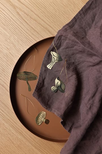 Fungi 행잉 데코소품 4 피스 - Brass - Cooee Design | 쿠이디자인