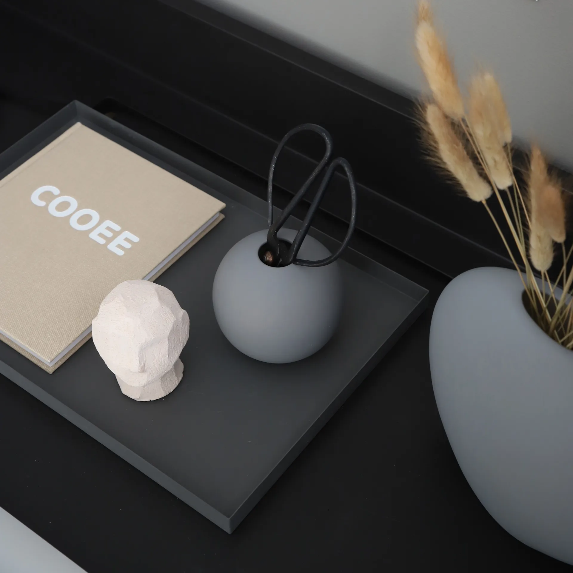 볼 화병 grey, 10 cm Cooee Design | 쿠이디자인