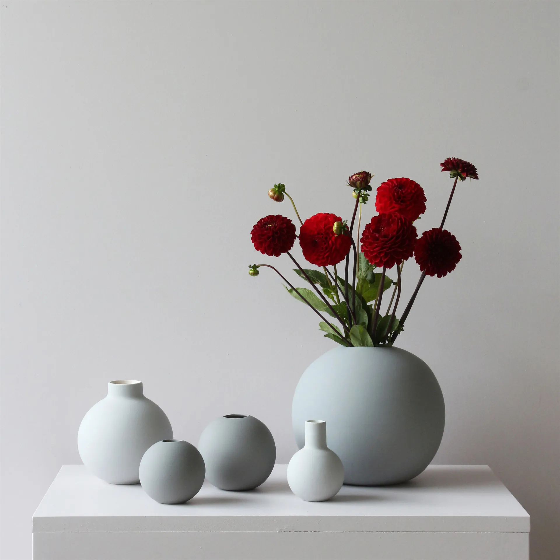 볼 화병 grey, 8 cm Cooee Design | 쿠이디자인