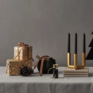 Heavy 캔들 홀더 - nero marquina - Cooee Design | 쿠이디자인