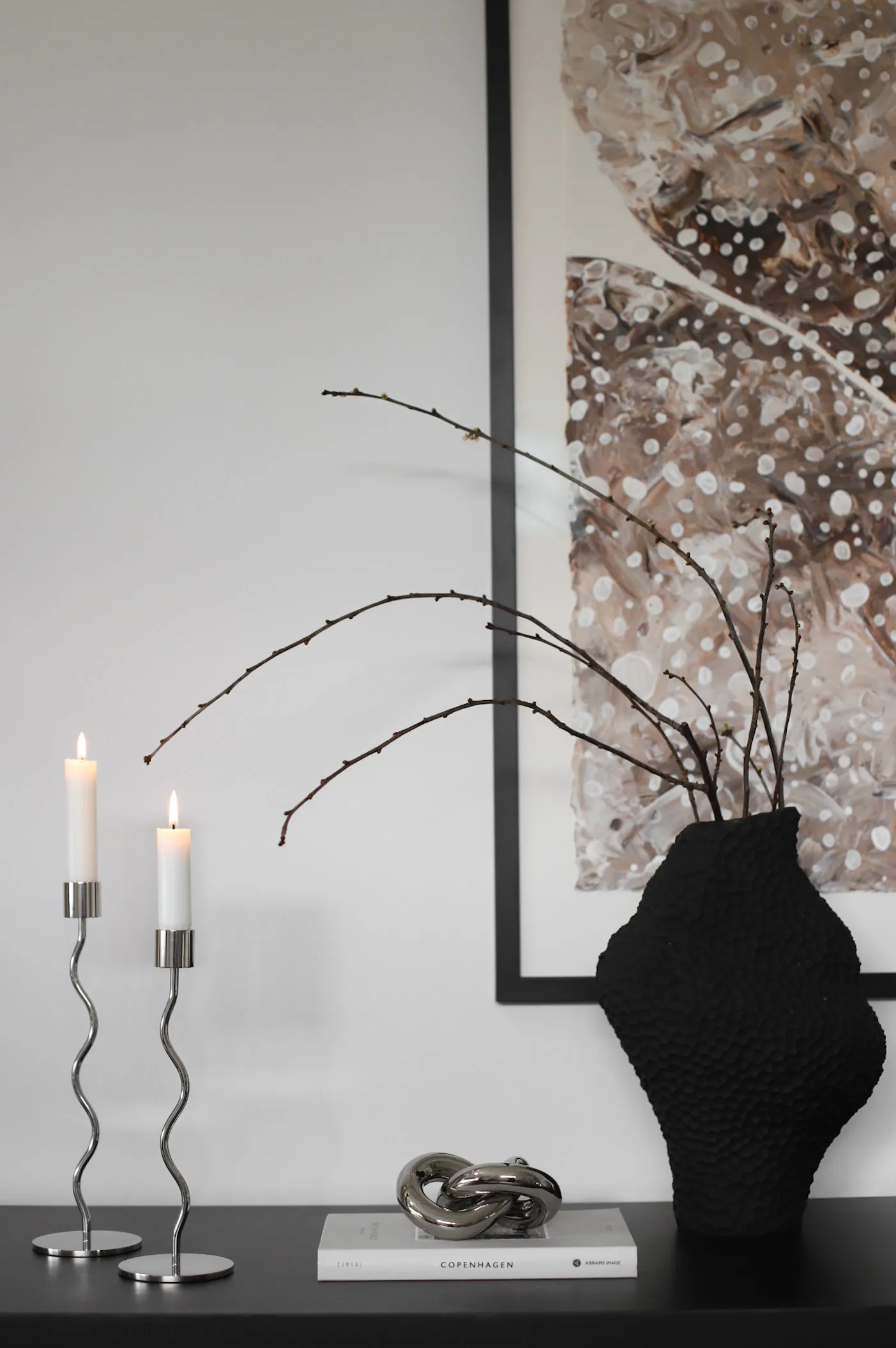 Knot 테이블 데코레이션 스몰, Light Silver Cooee Design | 쿠이디자인