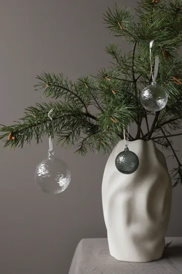 그라이 Marble 크리스마스 바우블 Ø5 cm 4개 세트 - Clear - Cooee Design | 쿠이디자인