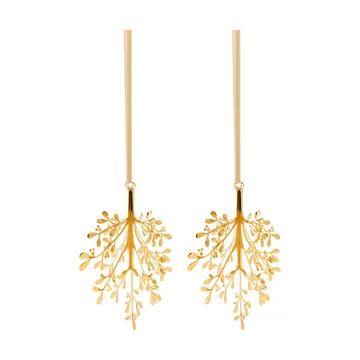 Mistletoe 크리스마스 오너먼트 2개입 - Brass 20 cm - Cooee Design | 쿠이디자인