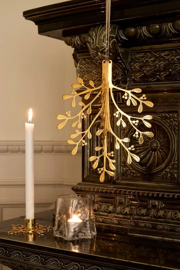 Mistletoe 크리스마스 오너먼트 2개입 - Brass, 29 cm - Cooee Design | 쿠이디자인