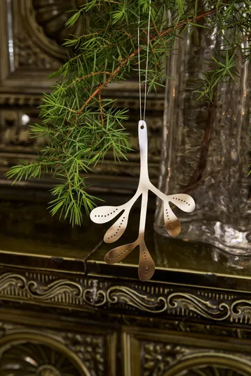 Mistletoe 크리스마스 오너먼트 2개입 - Stainless steel, 12 cm - Cooee Design | 쿠이디자인