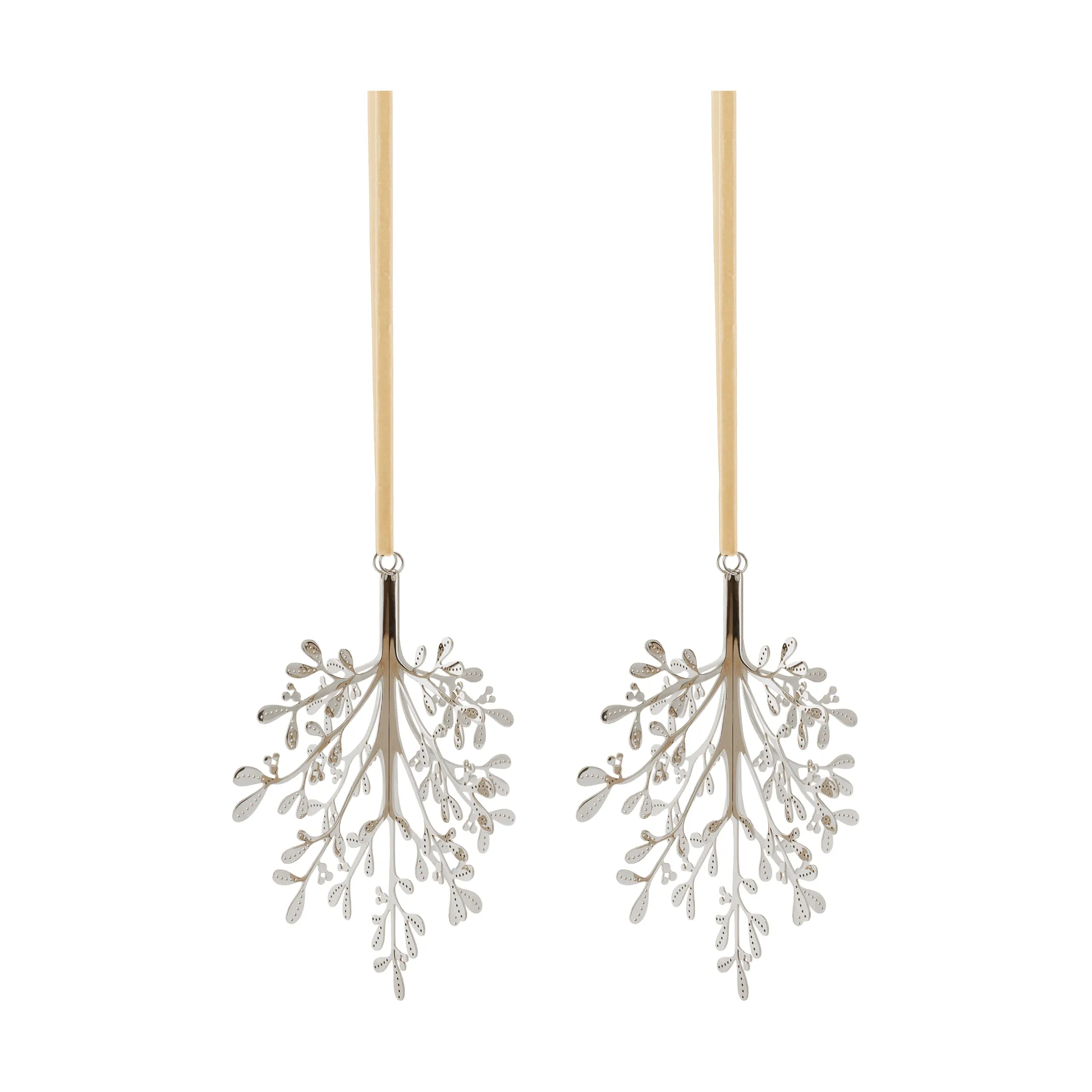 Mistletoe 크리스마스 오너먼트 2개입, Stainless steel, 20 cm Cooee Design | 쿠이디자인