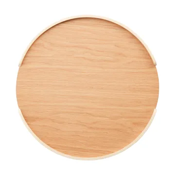 우디 트레이 - Oak, Ø35 cm - Cooee Design | 쿠이디자인