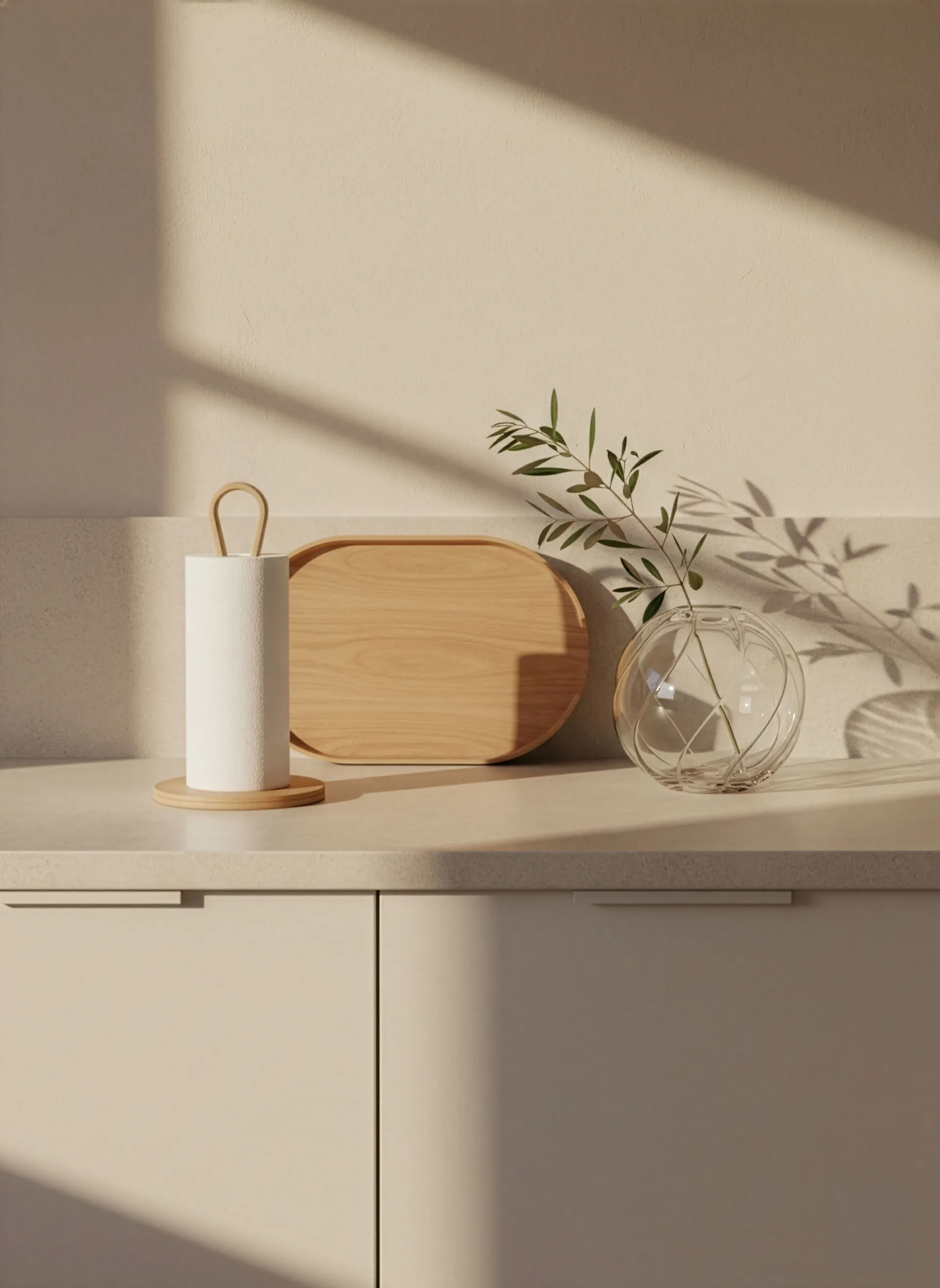 우디 페이퍼 타월 홀더, Oak Cooee Design | 쿠이디자인