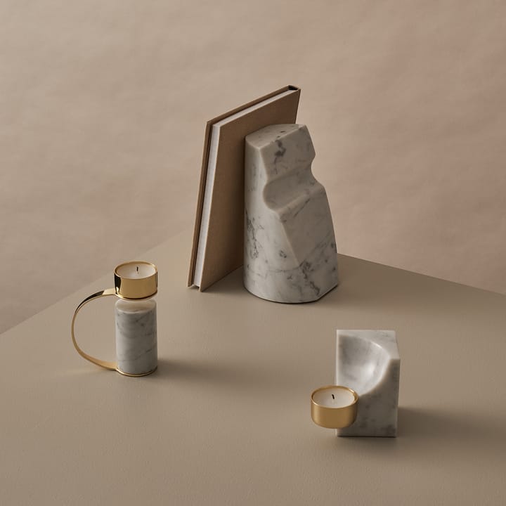 Quarter 캔들 홀더 - carrara - Cooee Design | 쿠이디자인