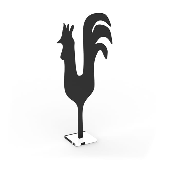 Rooster Easter 데코레이션 36 cm - black - Cooee Design | 쿠이디자인