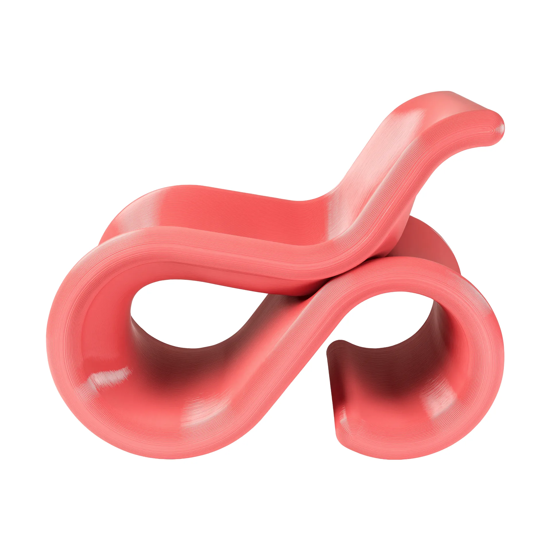 에클레어 라운지 체어, Bubblegum Crème Atelier