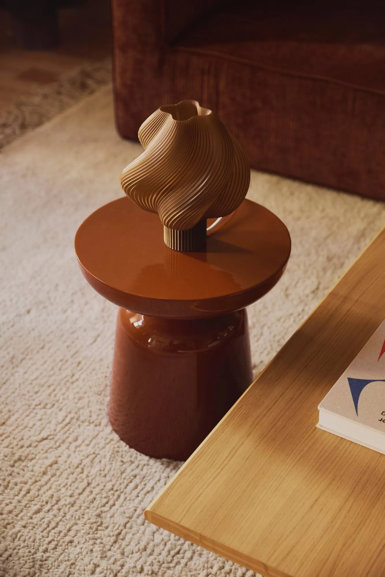 소프트 서브 테이블 조명, Caramel, Regular, 26 cm Crème Atelier