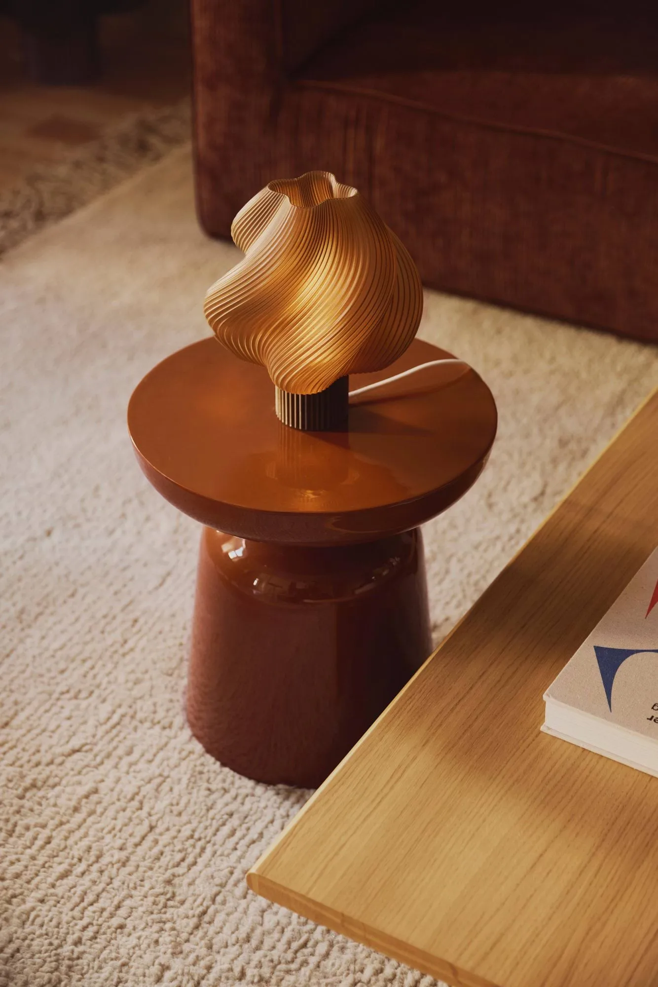 소프트 서브 테이블 조명, Caramel, Regular, 26 cm Crème Atelier