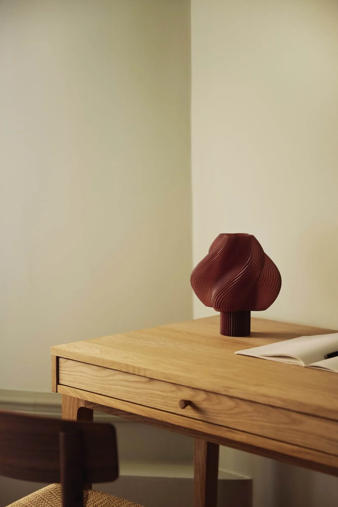 소프트 서브 무선 테이블 조명, Cherry, 23 cm Crème Atelier