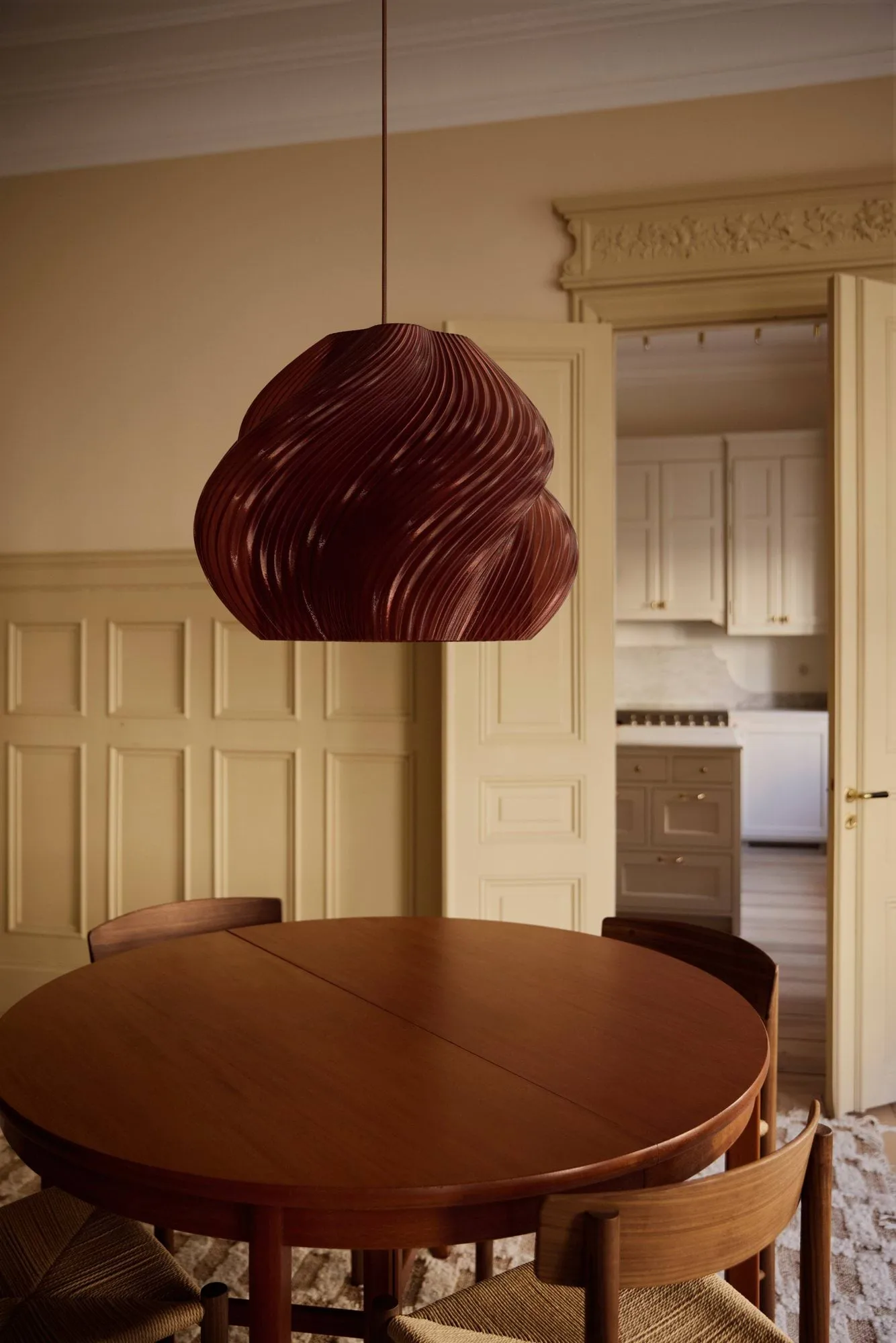 소프트 서브 펜던트 조명, Cherry-chrome, Mega, 60 cm Crème Atelier