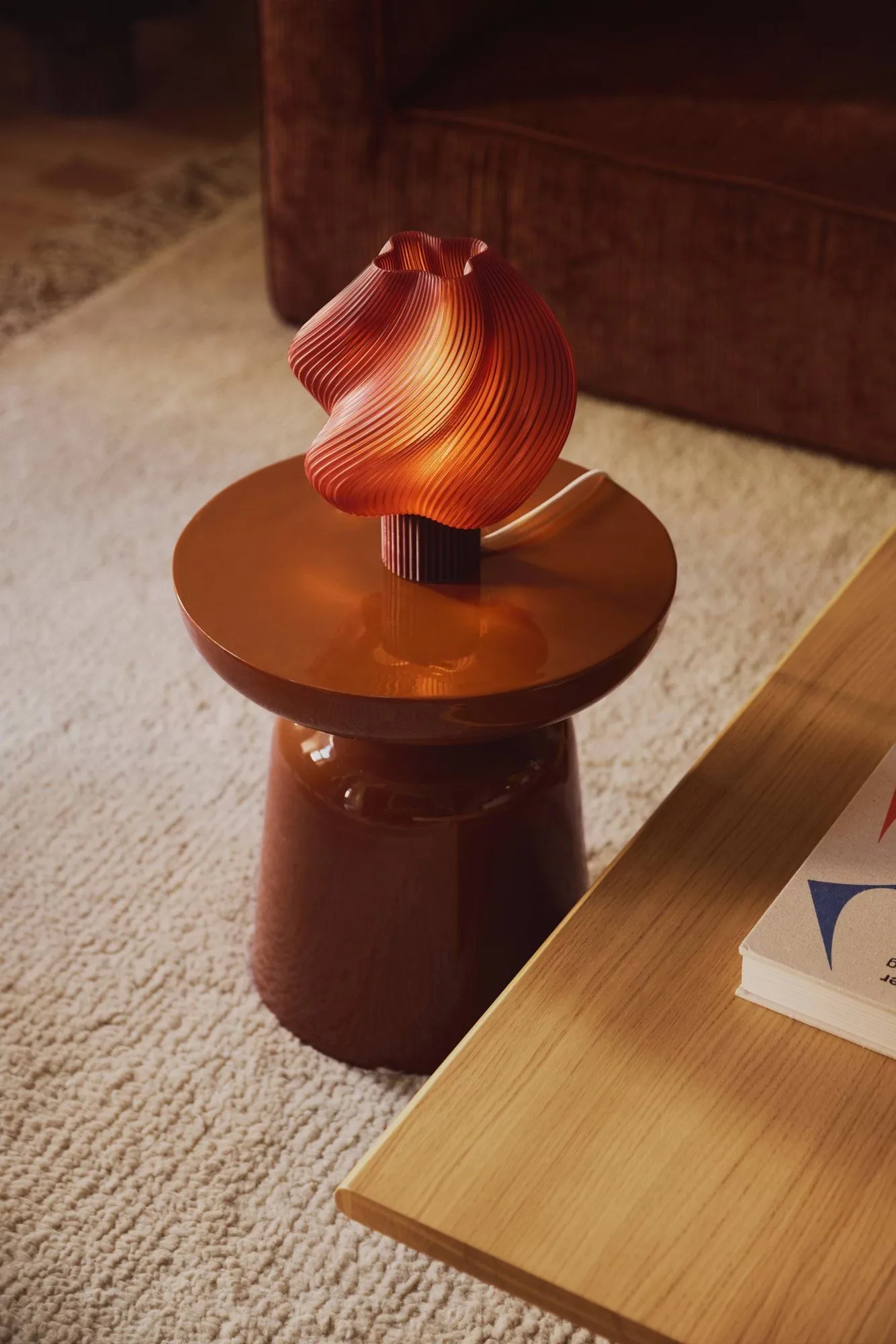 소프트 서브 테이블 조명, Cherry, Regular, 26 cm Crème Atelier